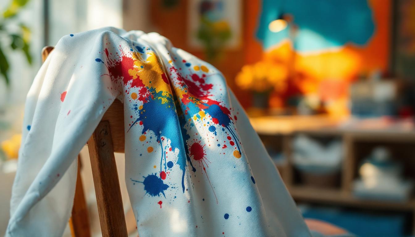 Taches de peinture sur vêtement : comment les enlever vraiment